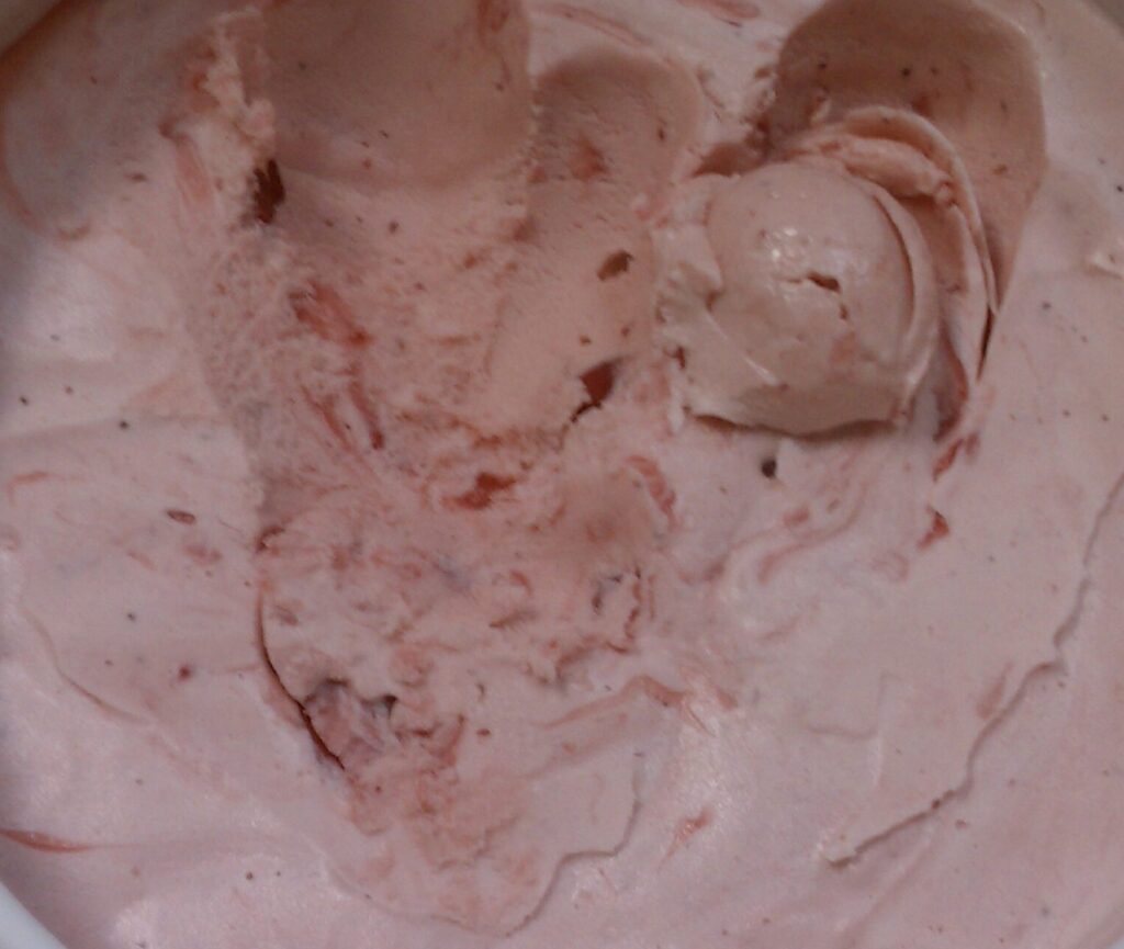 Strawberry ice cream