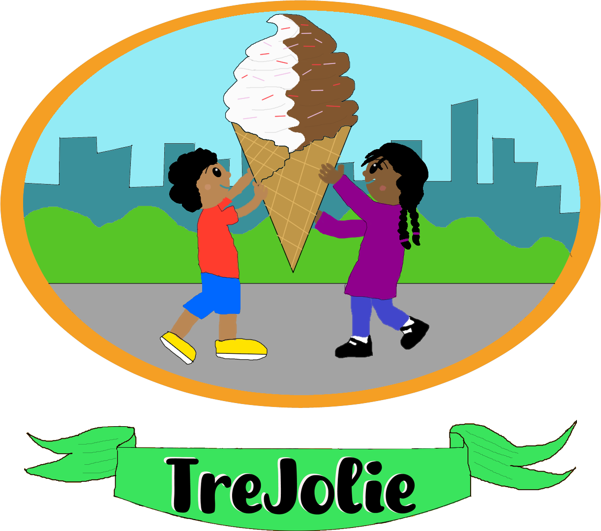 TreJolie Ice Cream logo